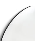 La Redoute round wall mirror 40cm black iron - British product