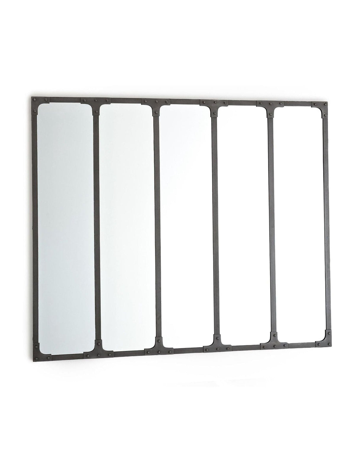 La Redoute Intérieurs Brushed Metal Lenaig Mirror 144 x 120cm, UK version