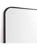 La Redoute Oak Iodus rectangular metal mirror 100 x 70cm, UK version