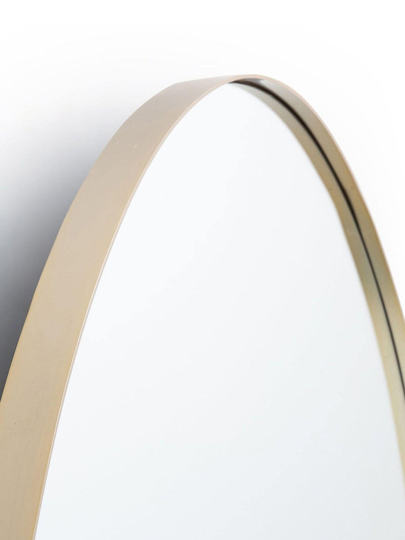 La Redoute brass Iodus round mirror 120cm, UK version