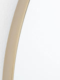 La Redoute brass Iodus round mirror 120cm, UK version