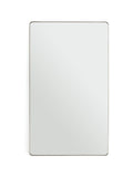 La Redoute Intérieurs brass iodus rectangular metal mirror 100 x 70cm, UK version