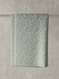 Vantona Green Jacquard Leaf 500gsm 100% Cotton Towel