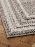 Natural Albie Bobble Border Runner rug - British product