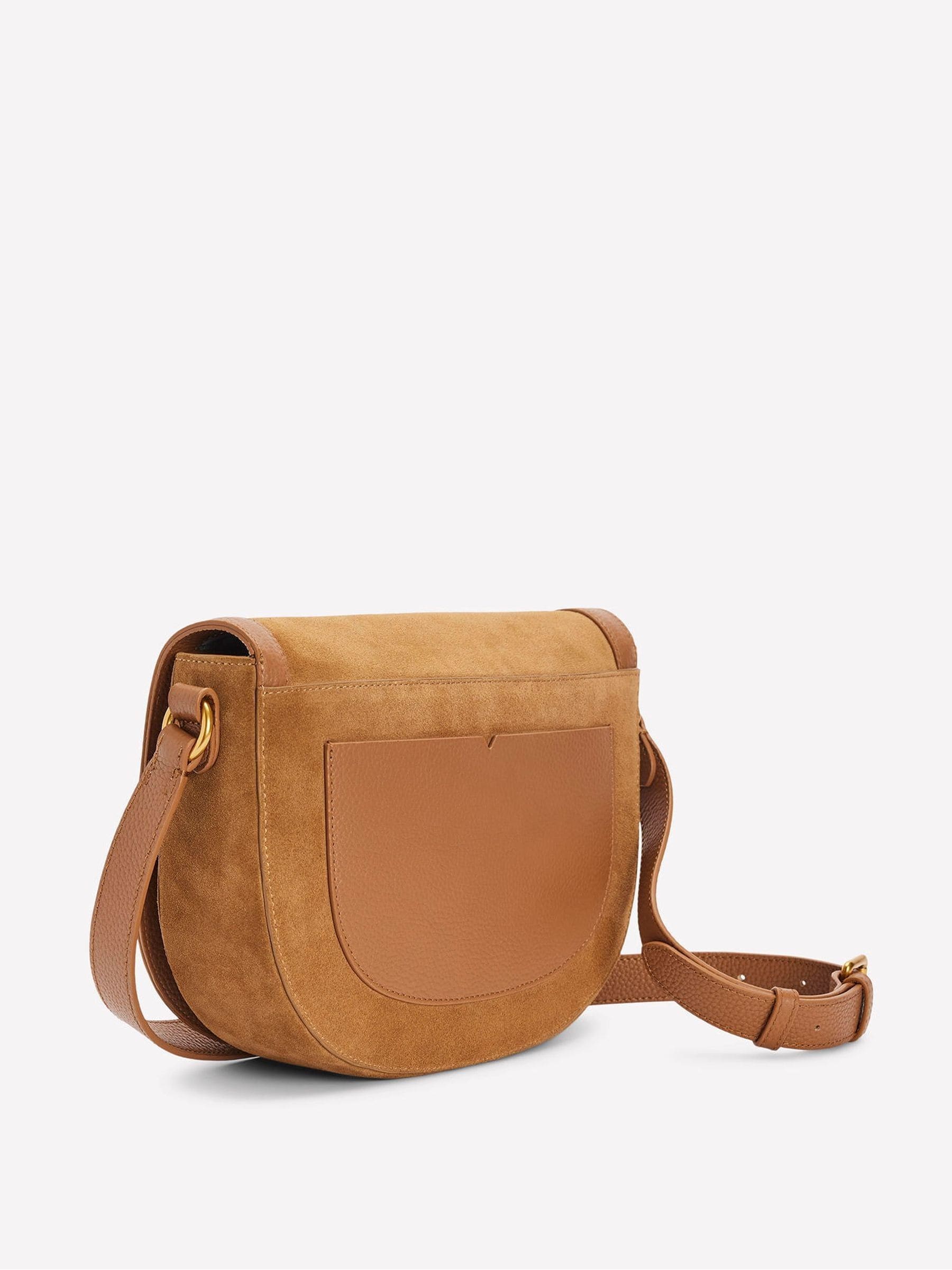 Boden brown snaffle satchel bag - British product