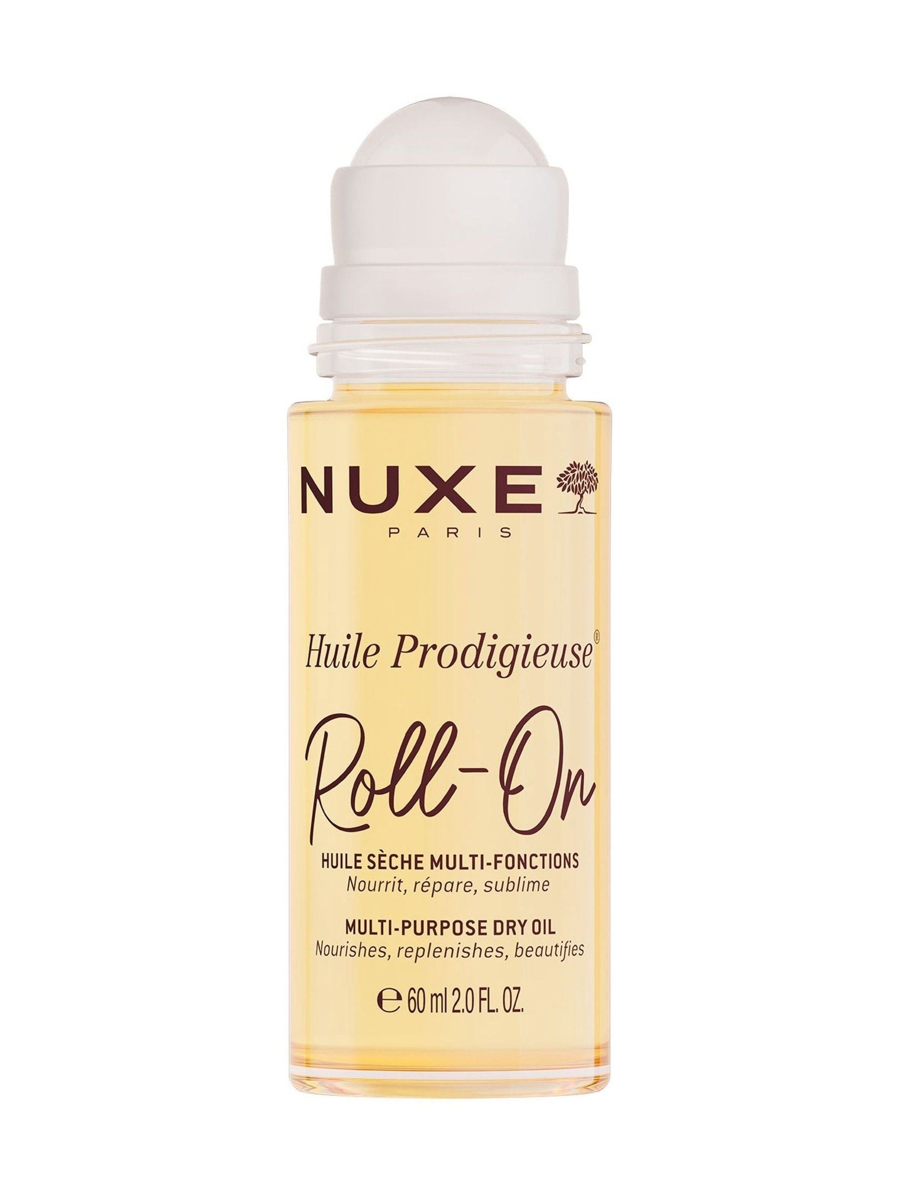 Nuxe roll-on body oil 60ml, imported from the UK