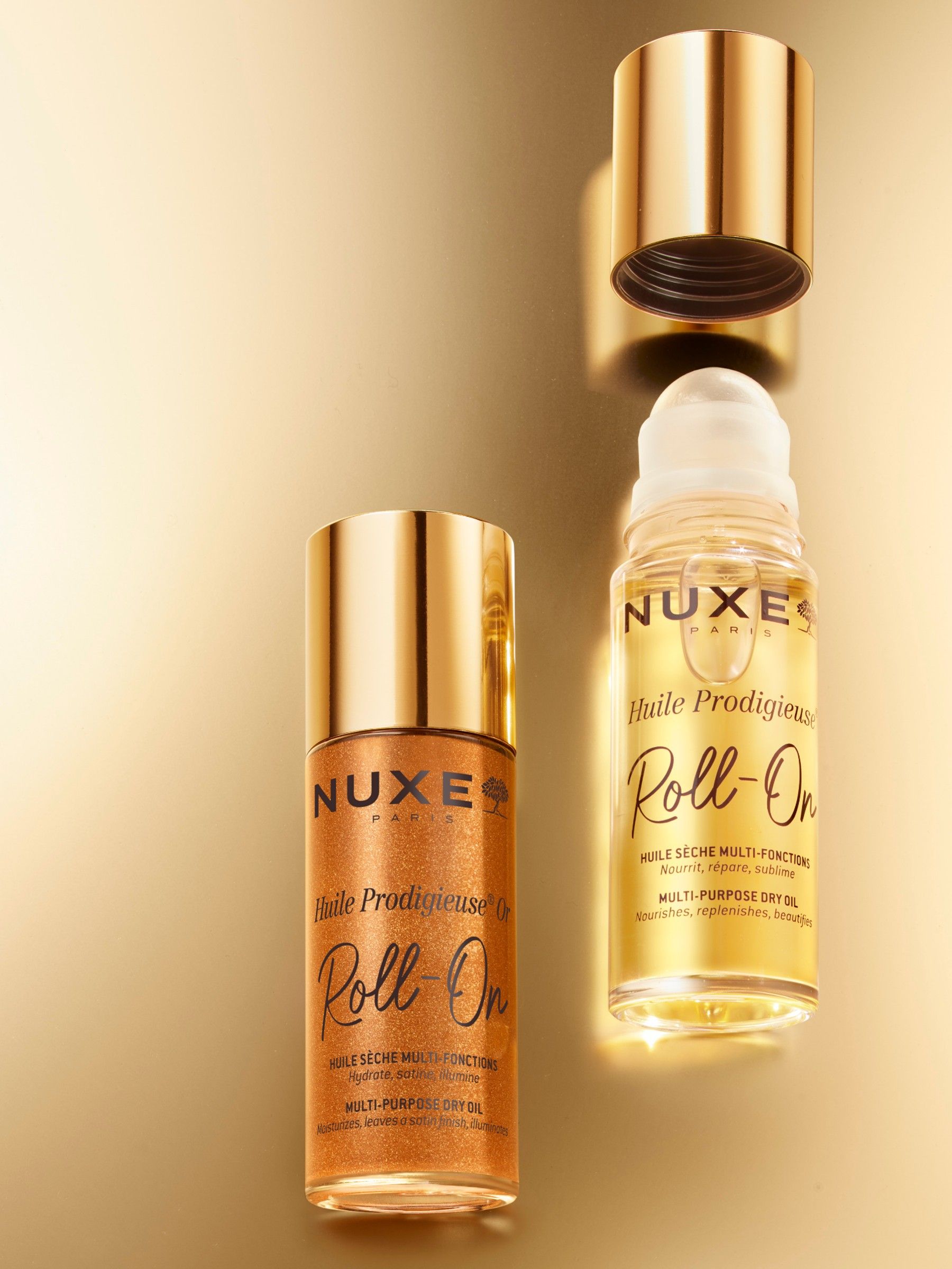 Nuxe Huile Prodigieuse Gold Shimmer body oil 60ml, imported from the UK