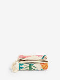 Lucy Tiffney multi floral printed cotton throw 150x120cm - British product