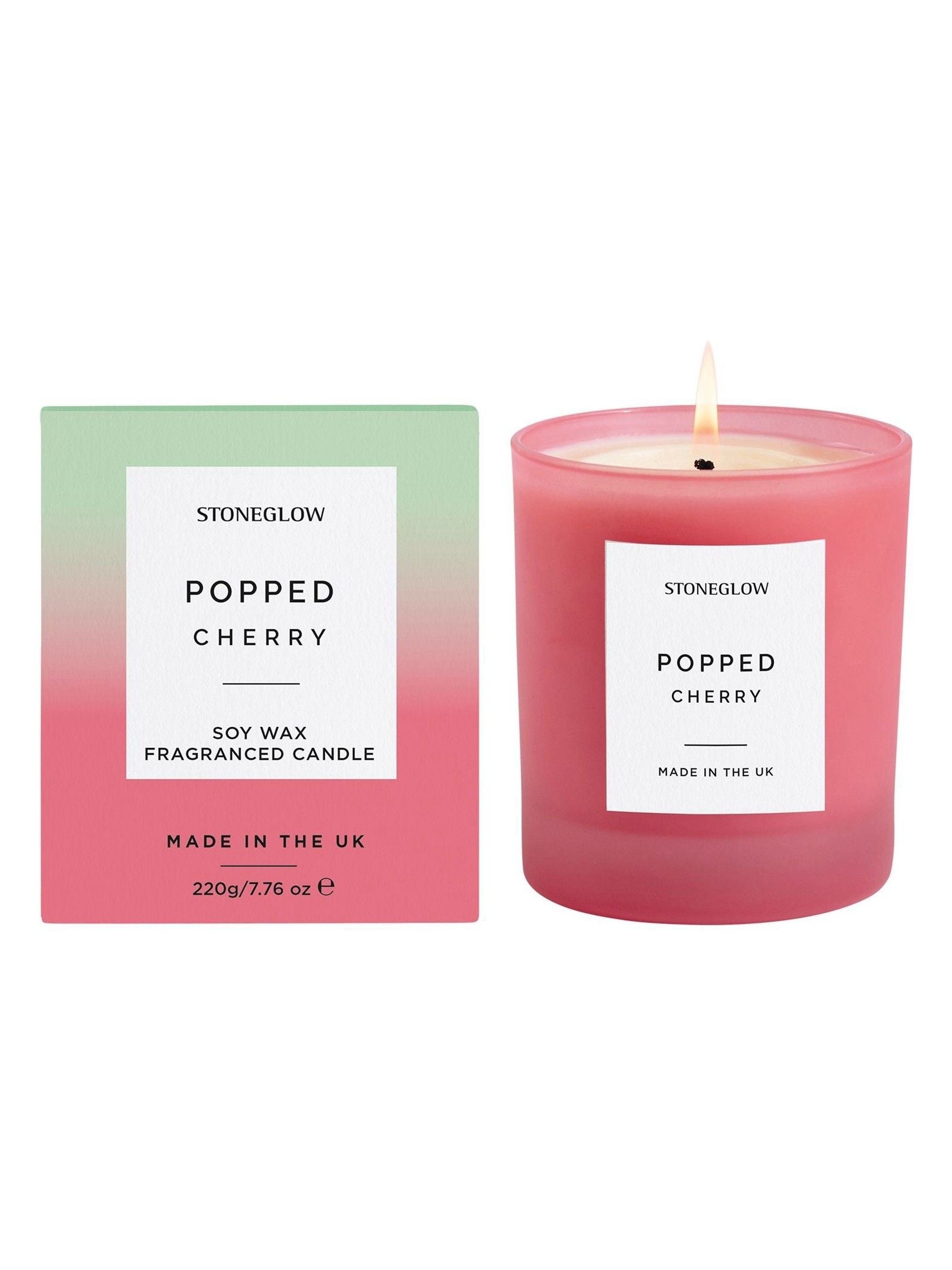 Stoneglow Popped Cherry scented candle (British brand)