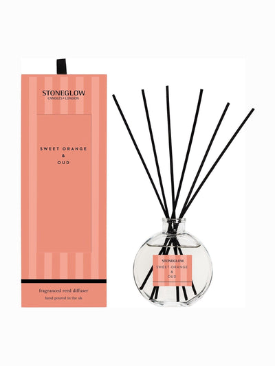 Next Stoneglow Sweet Orange & Oud Modern Classics Reed Diffuser- Buy online at McGrocer