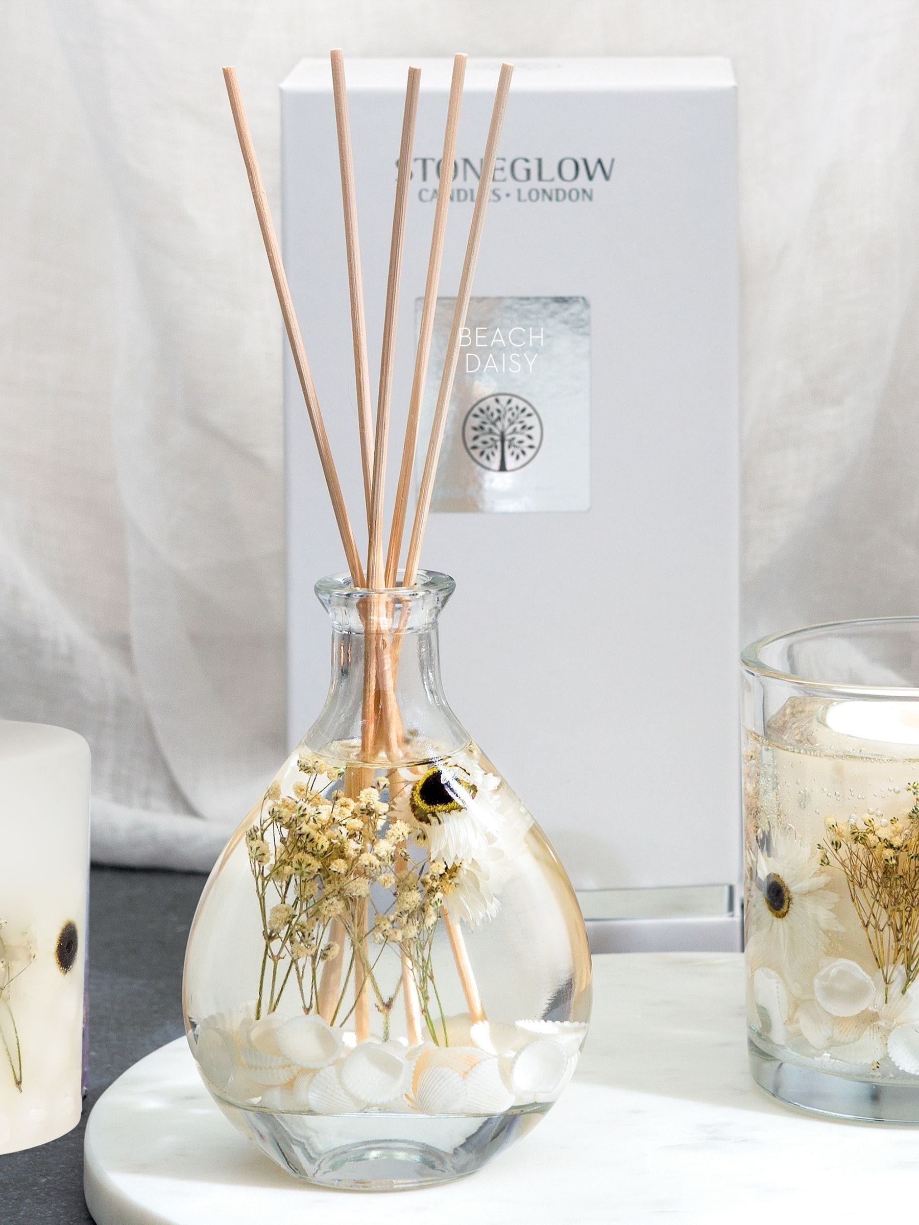 Stoneglow Beach Daisy reed diffuser 180ml, imported from the UK