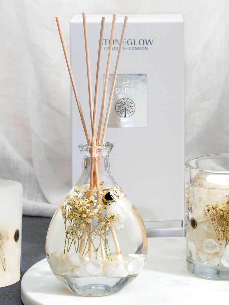 Stoneglow Beach Daisy reed diffuser 180ml, imported from the UK