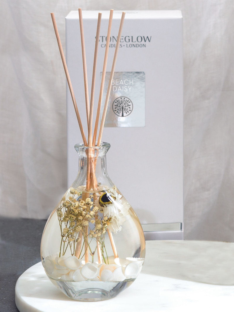 Stoneglow Beach Daisy reed diffuser 180ml, imported from the UK