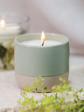 Stoneglow Duftkerze aus Keramik mit Apfel- und Limettenduft (britische Marke)