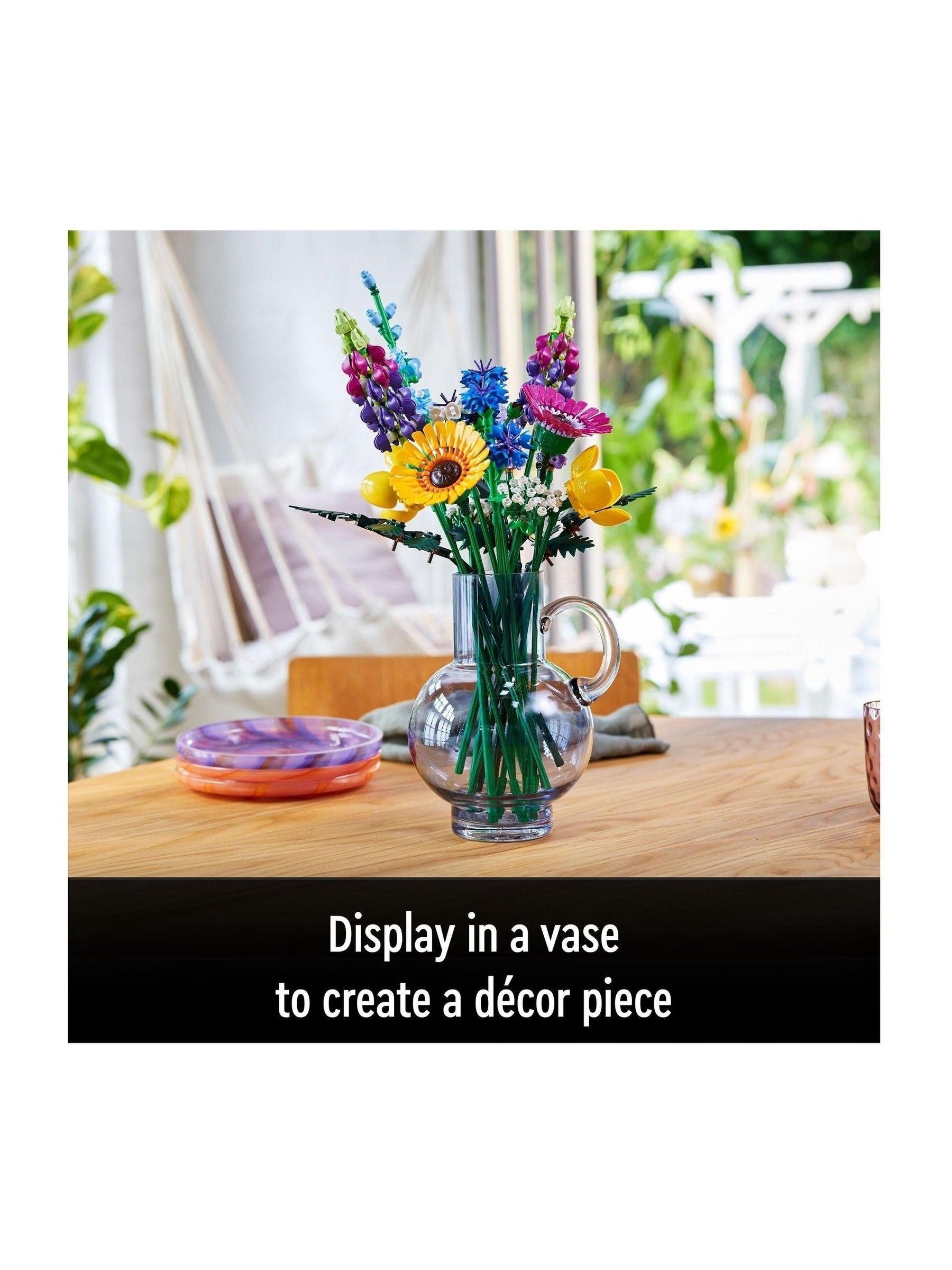 LEGO Icons Wildflower Bouquet botanical set (British brand)