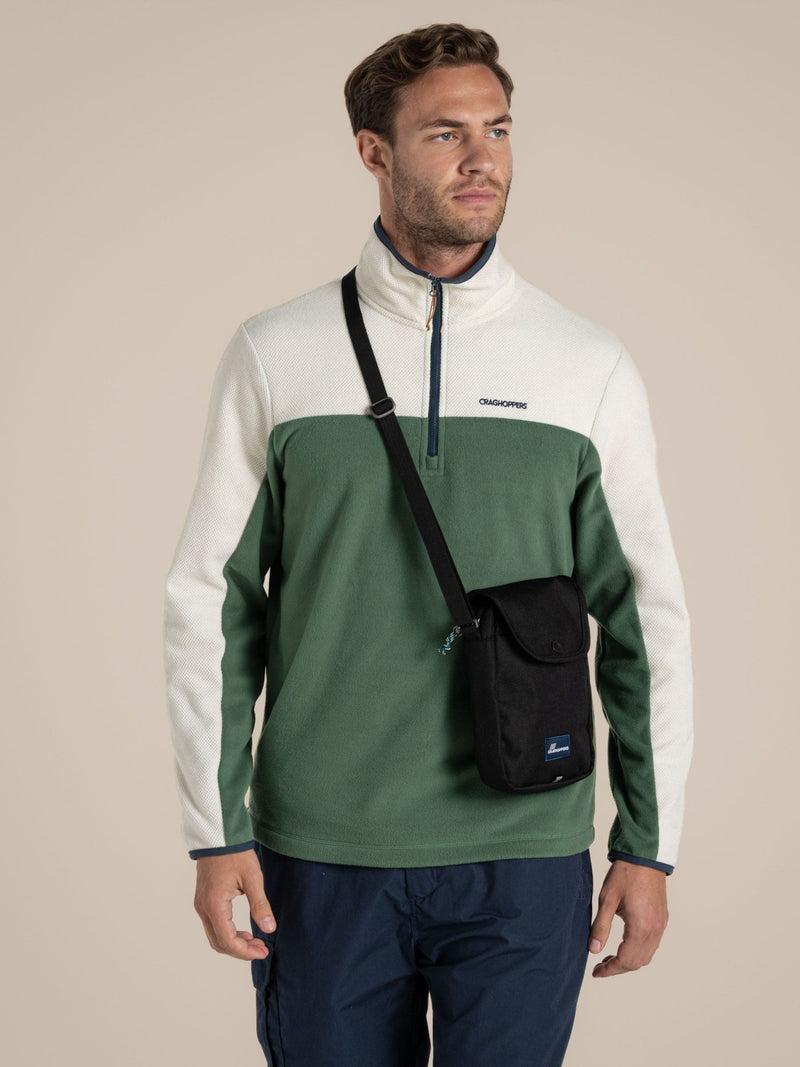 Craghoppers Kiwi black crossbody bag, imported from the UK