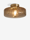 Next chocolate brown flush ceiling light 30cm (British brand)