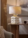 N. Premium White Bobble Table Lamp