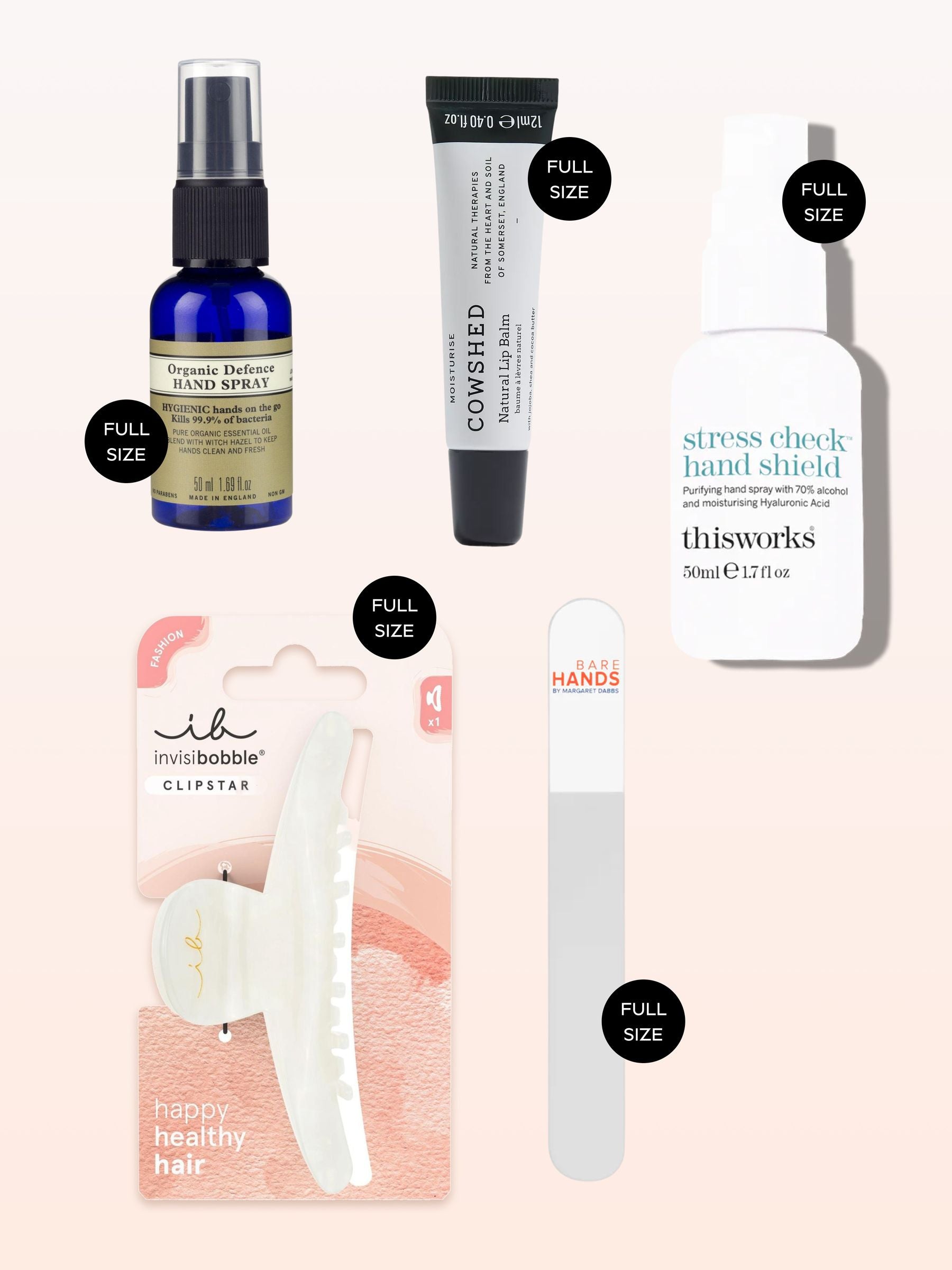 On The Go Beauty Box with skincare and grooming products, imported from the UK