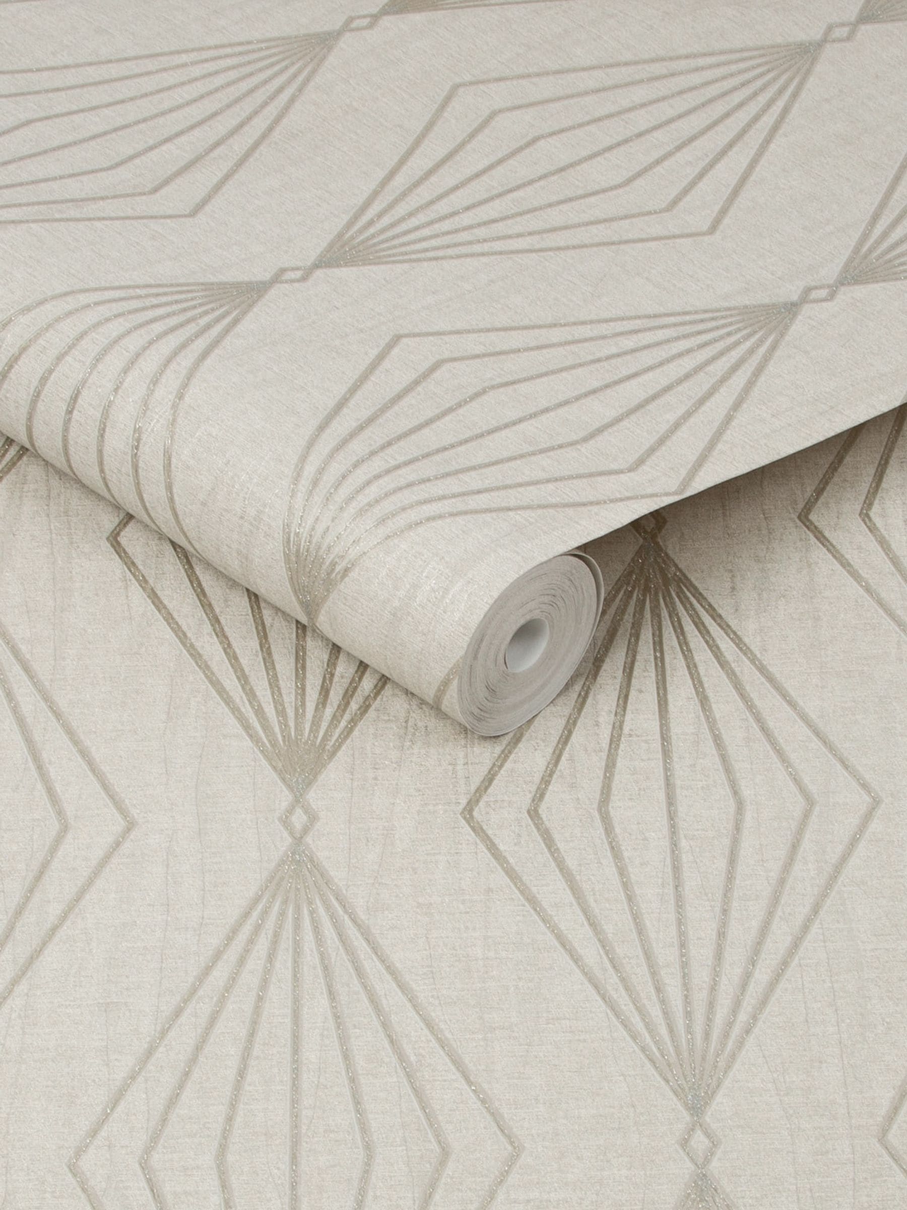 Boutique Pearl Marquise Geo wallpaper sample A4 - British product