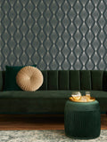 Boutique Marquise Geo wallpaper sample A4, imported from the UK