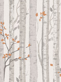 Wallpaper sample Grey Woodland A4, imported from the UK