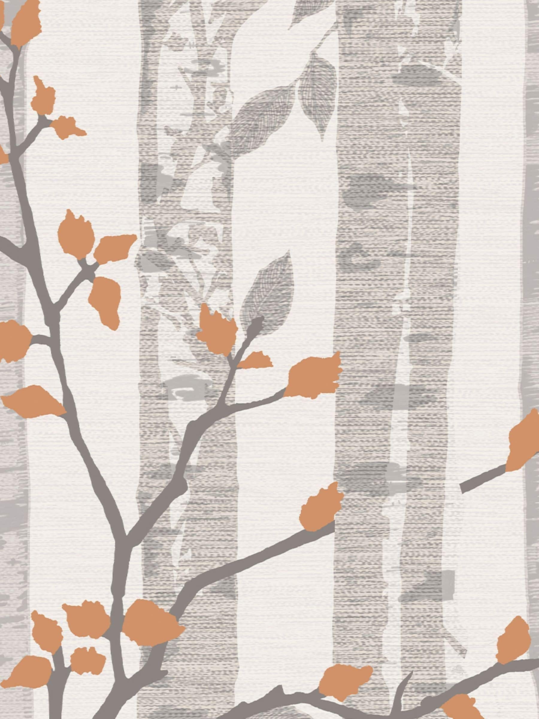 Wallpaper sample Grey Woodland A4, imported from the UK