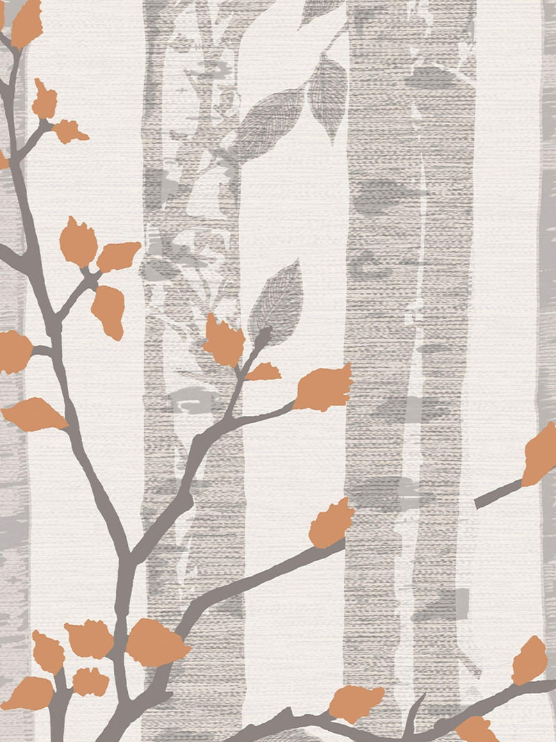 Wallpaper sample Grey Woodland A4, imported from the UK