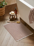 Yard Green Hebden Stripe 100% Cotton Bath Mat 90cm x 50cm