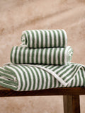 Yard Green Hebden stripe 100% cotton bath mat (British brand)