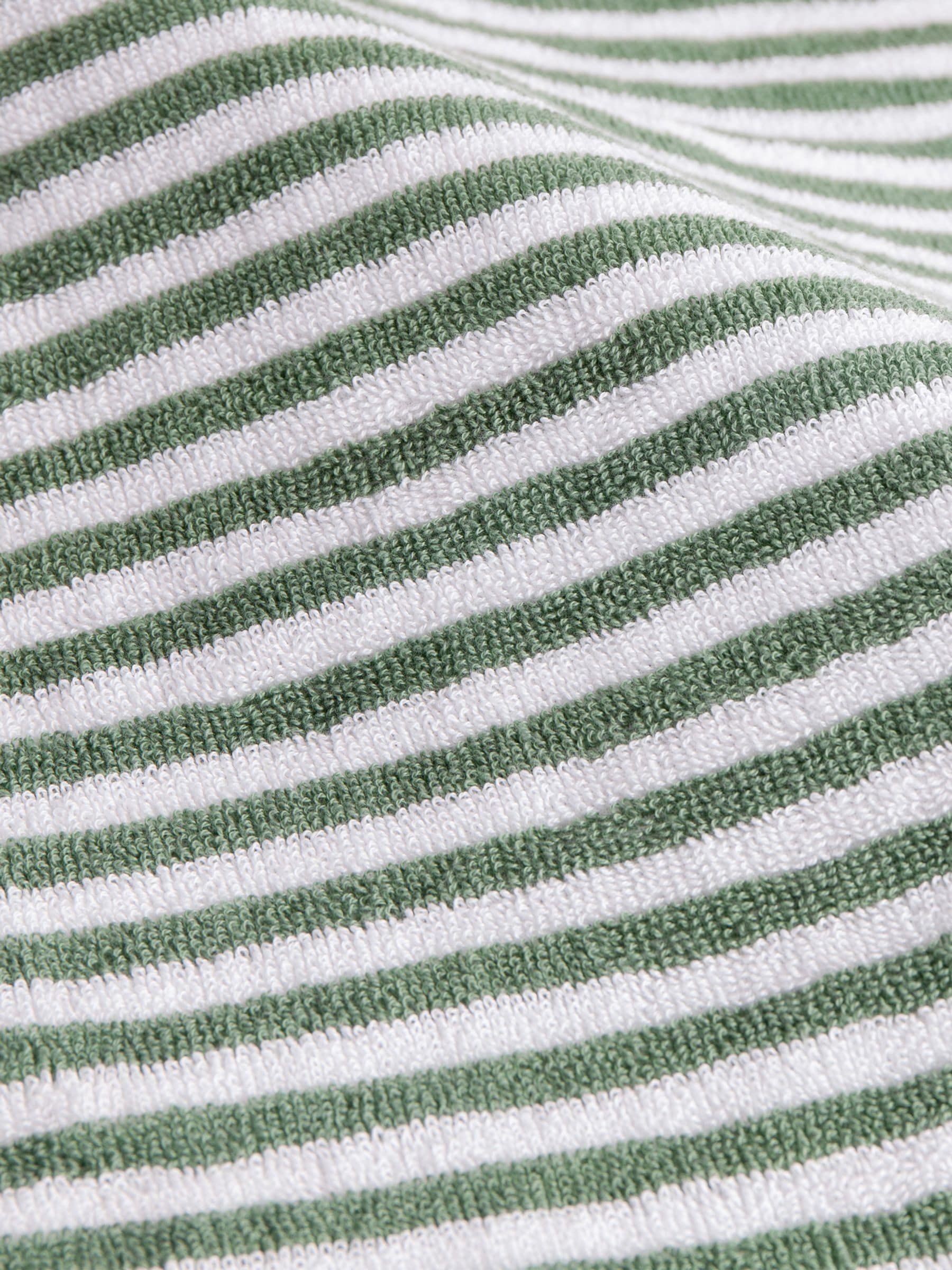 Yard Green Hebden stripe 100% cotton bath mat (British brand)