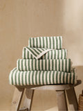 Yard Green Hebden Striped Towel