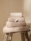 Yard Natural Hebden Striped Towel