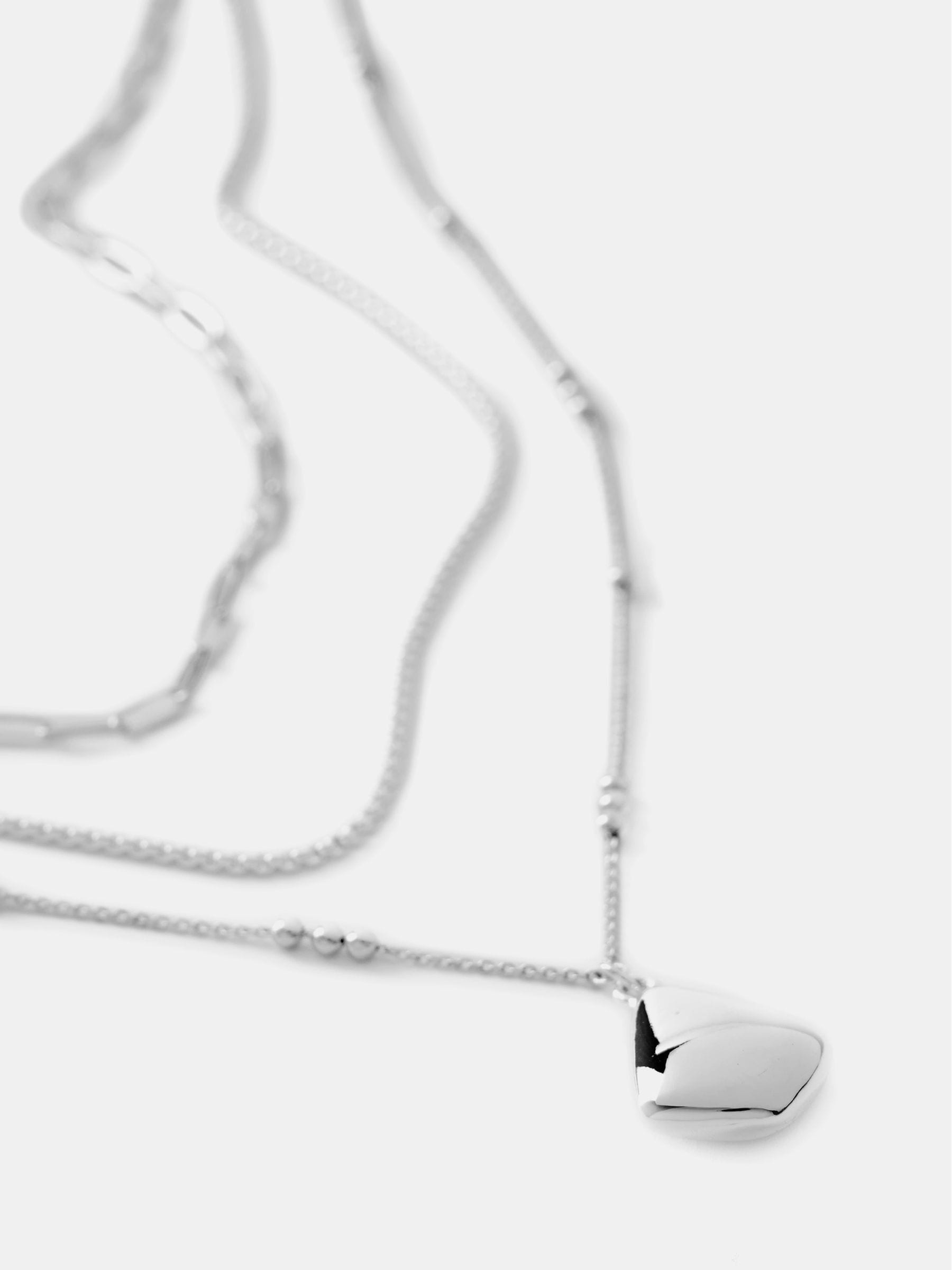 Mint Velvet layered necklace with gold pendant, imported from the UK