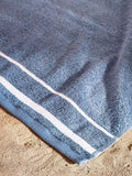 Catherine Lansfield blue anchors beach towel 90x180cm - British product