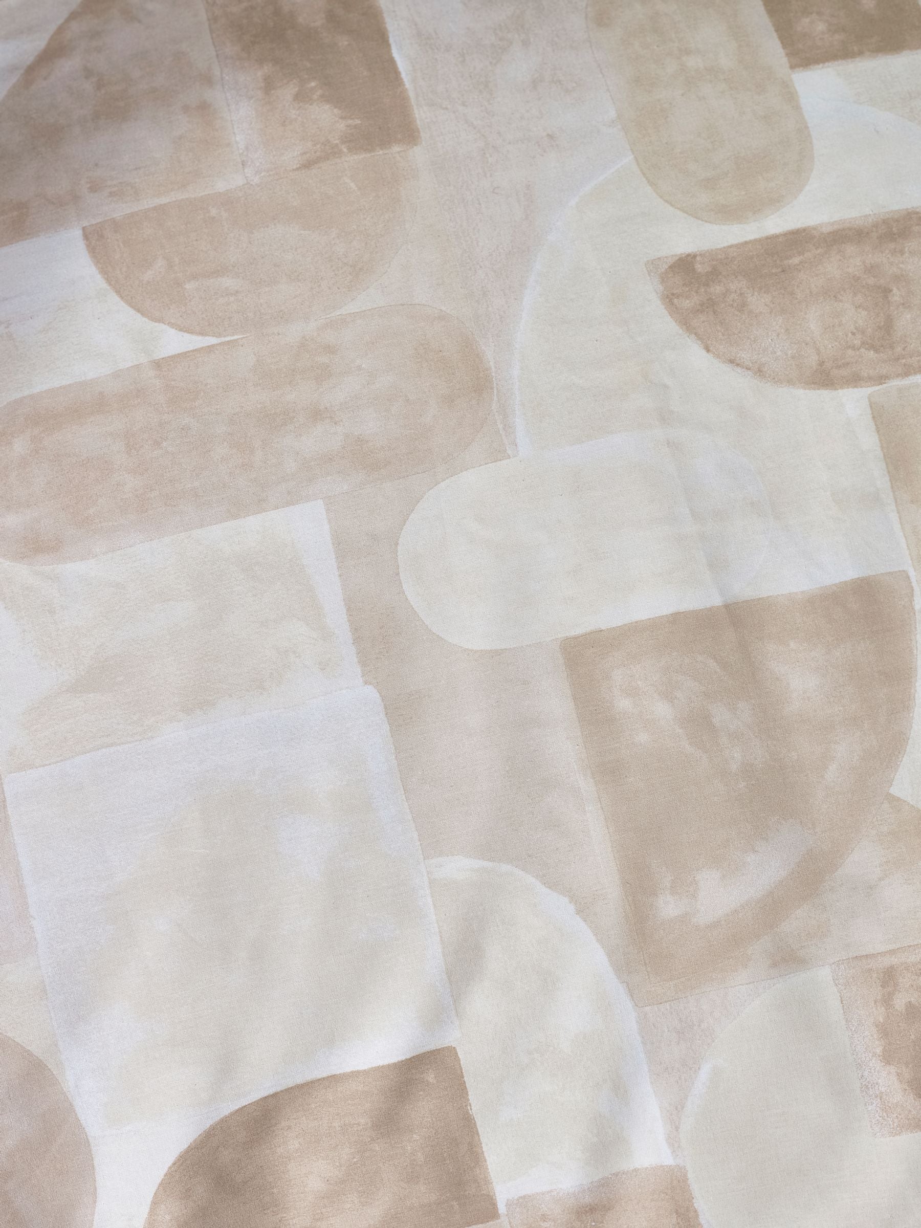 Catherine Lansfield Natural Sloane Geo Reversible Duvet Cover Set