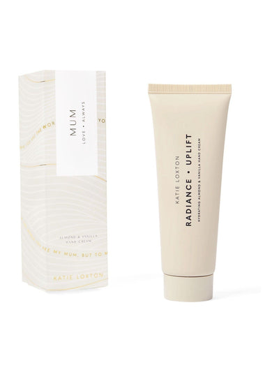 Feuchtigkeitsspendende Handcreme mit Mandel- und Vanilleduft, angereichert mit Sheabutter und Omega-3