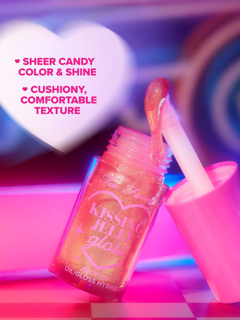 Too Faced lip gloss Kissing Jelly Oil - British product