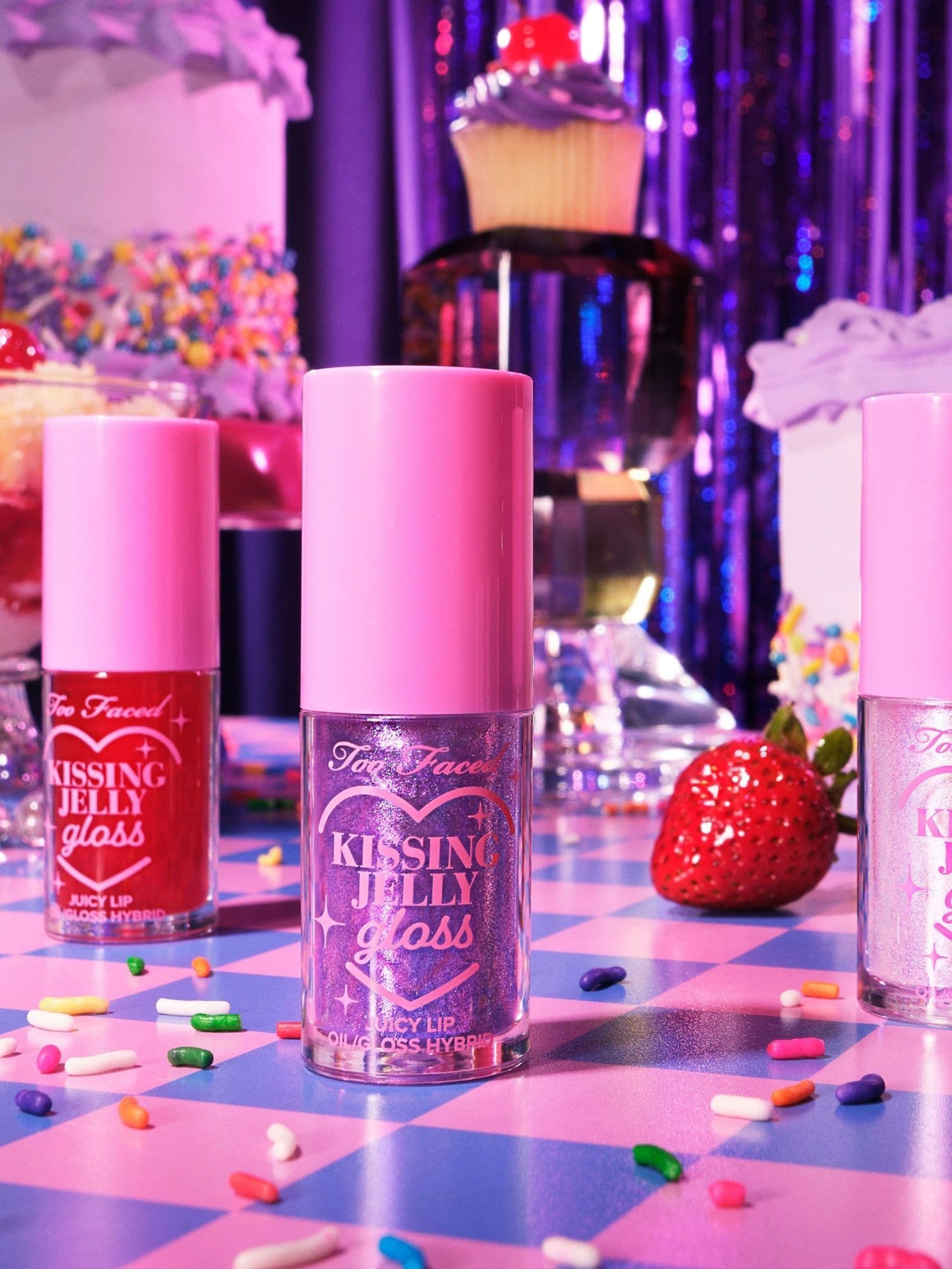 Too Faced lip gloss Kissing Jelly Oil - British product