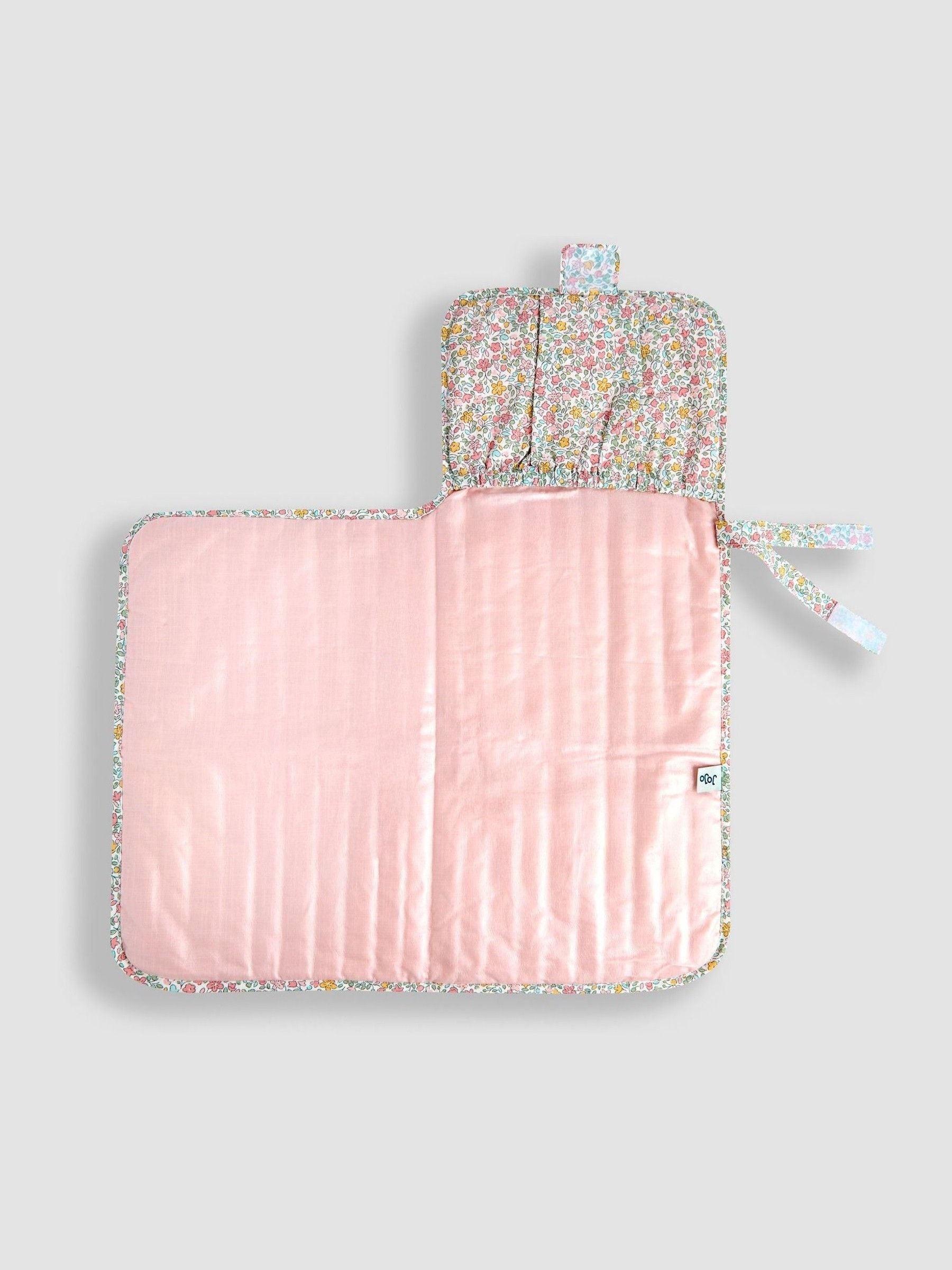 JoJo Maman Bébé floral quilted travel changing mat (British brand)