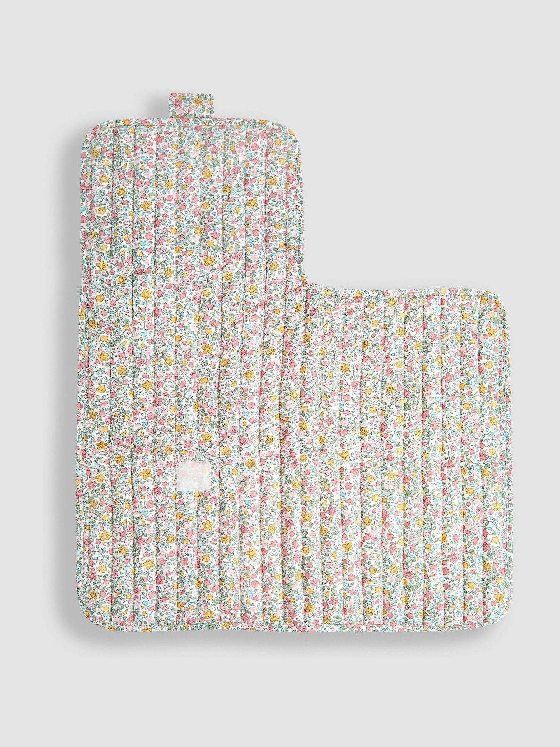 JoJo Maman Bébé floral quilted travel changing mat (British brand)