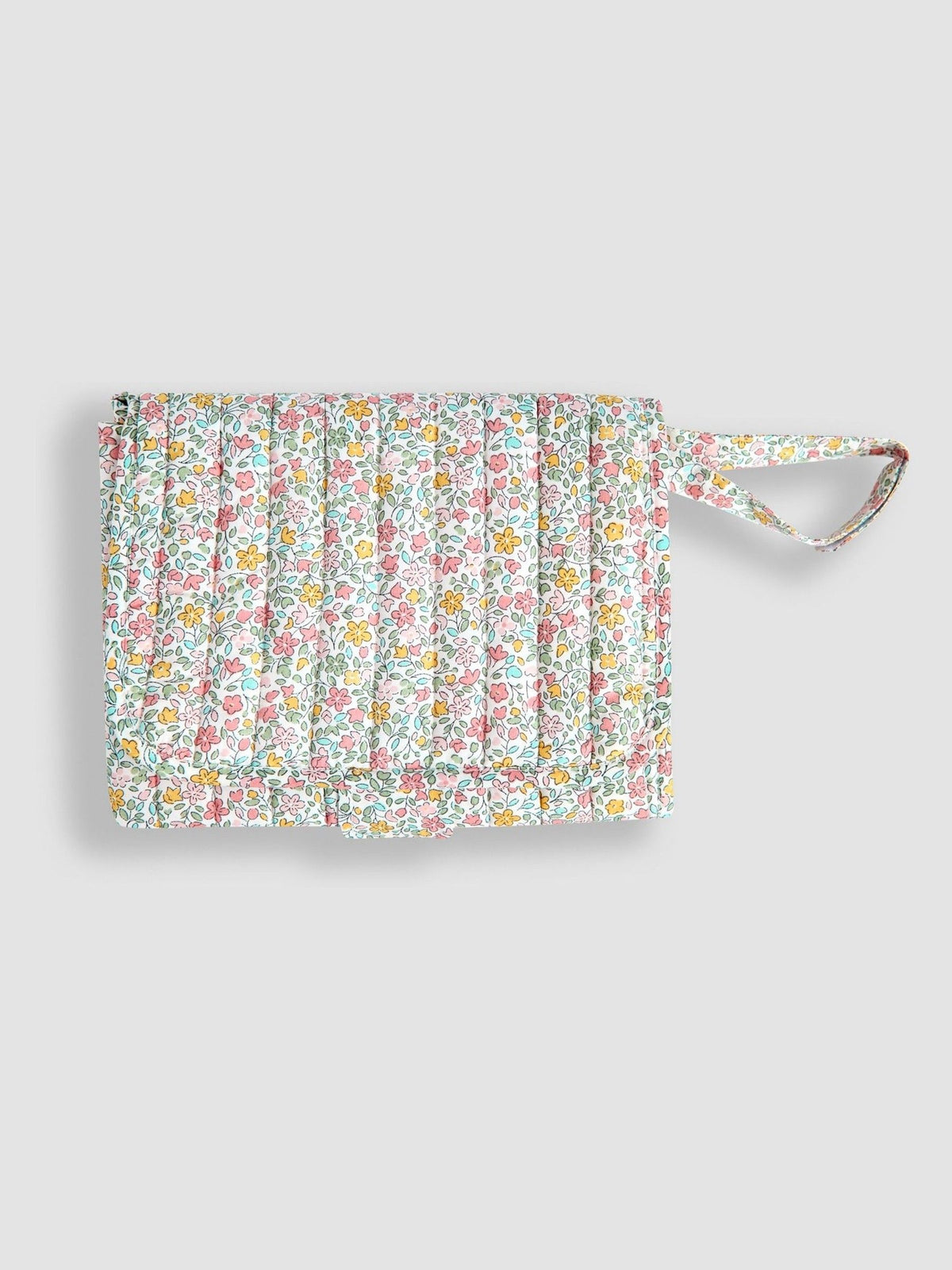 JoJo Maman Bébé floral quilted travel changing mat (British brand)