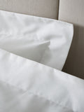 Bianca White 180 thread count cotton Oxford pillowcase - British product