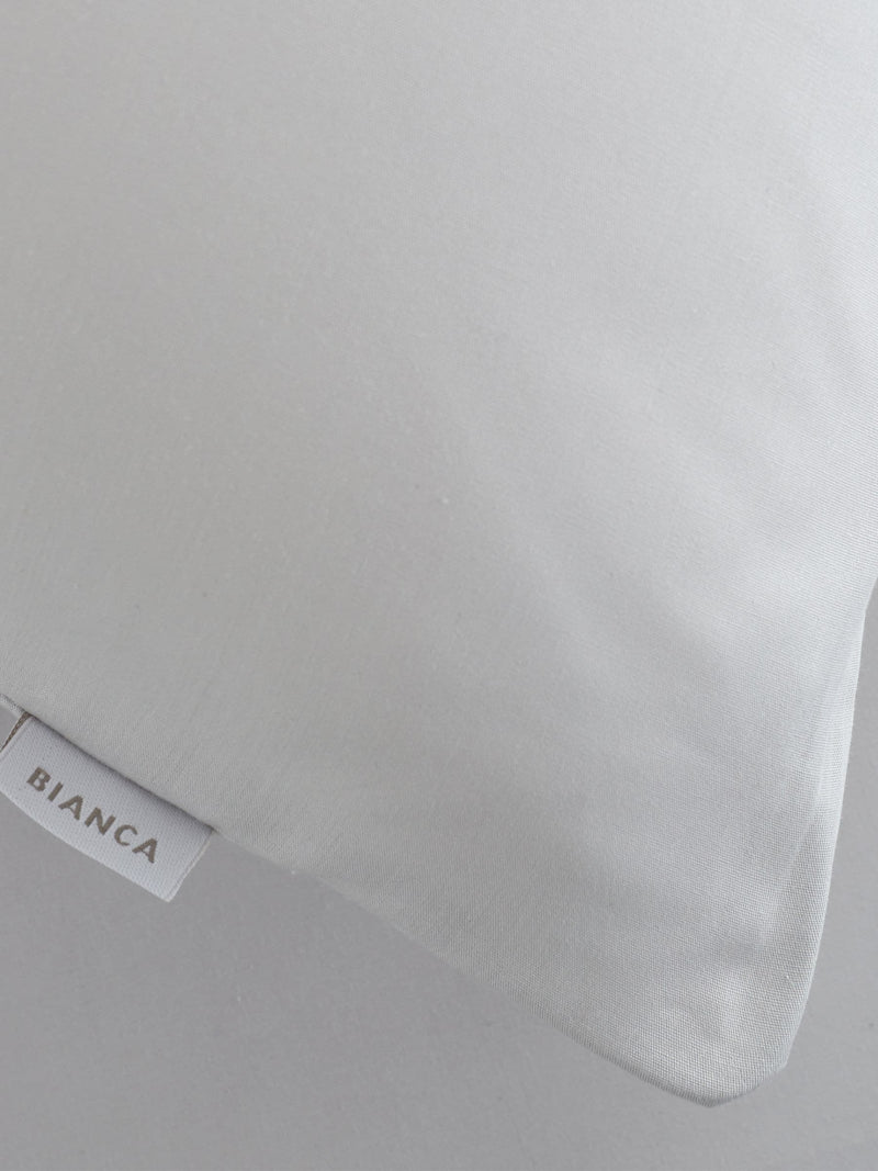 Bianca blue cotton pillowcase pair 200 thread count (British brand)