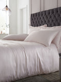 Catherine Lansfield blush satin pillowcase pack of 2 - British product