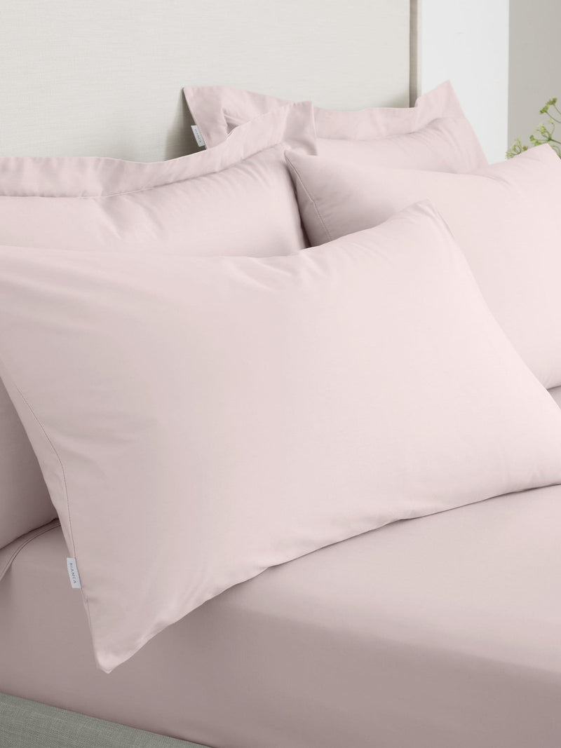 Bianca Blue 200 Thread Count 100% Cotton Pillowcase Pair