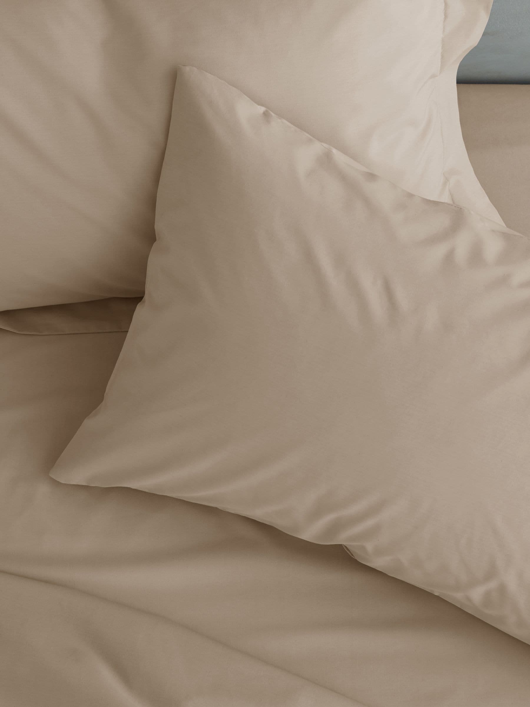 Catherine Lansfield Ochre Easy Iron Percale Pillowcases (Set of 2)