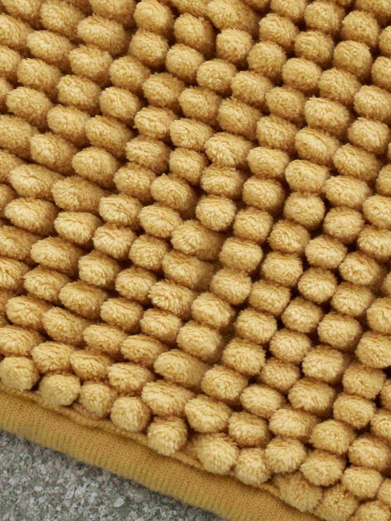 Catherine Lansfield bobble bath mat 50x80 cm ochre (British brand)