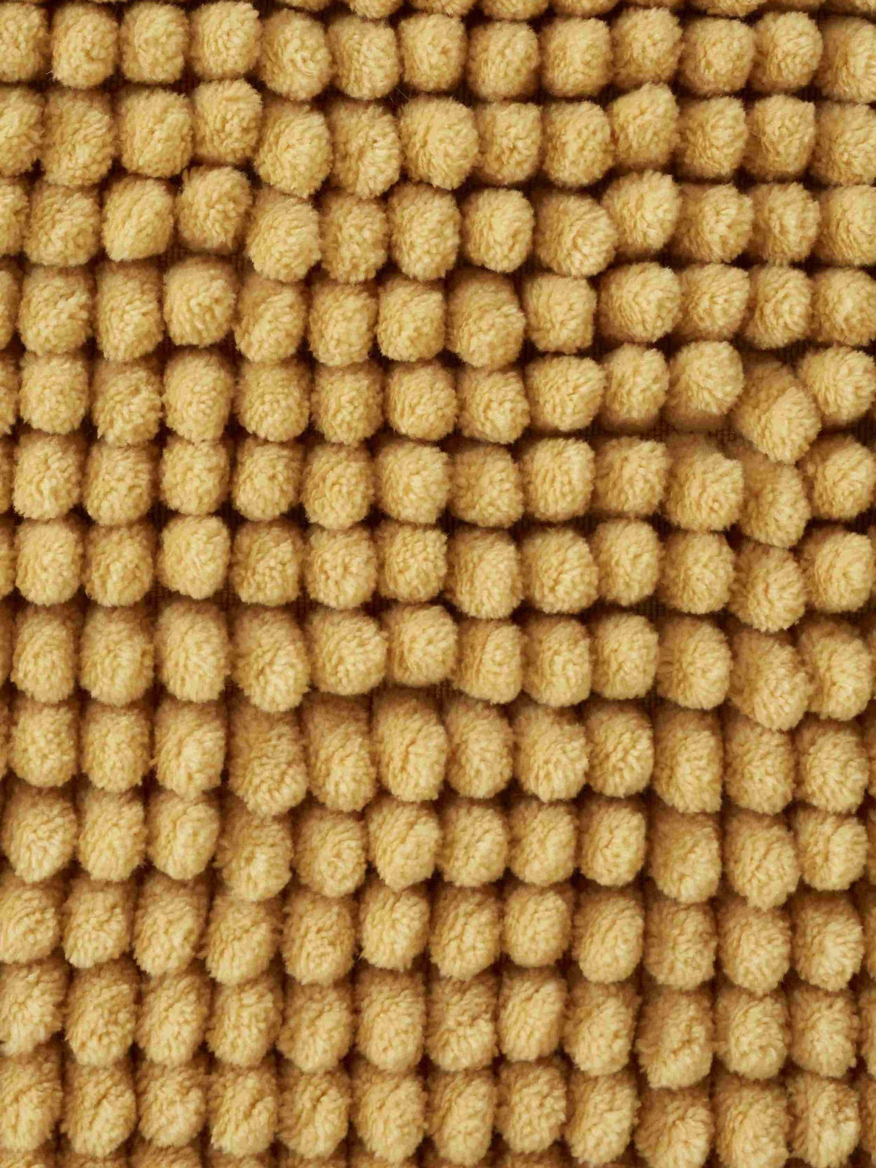 Catherine Lansfield bobble bath mat 50x80 cm ochre (British brand)