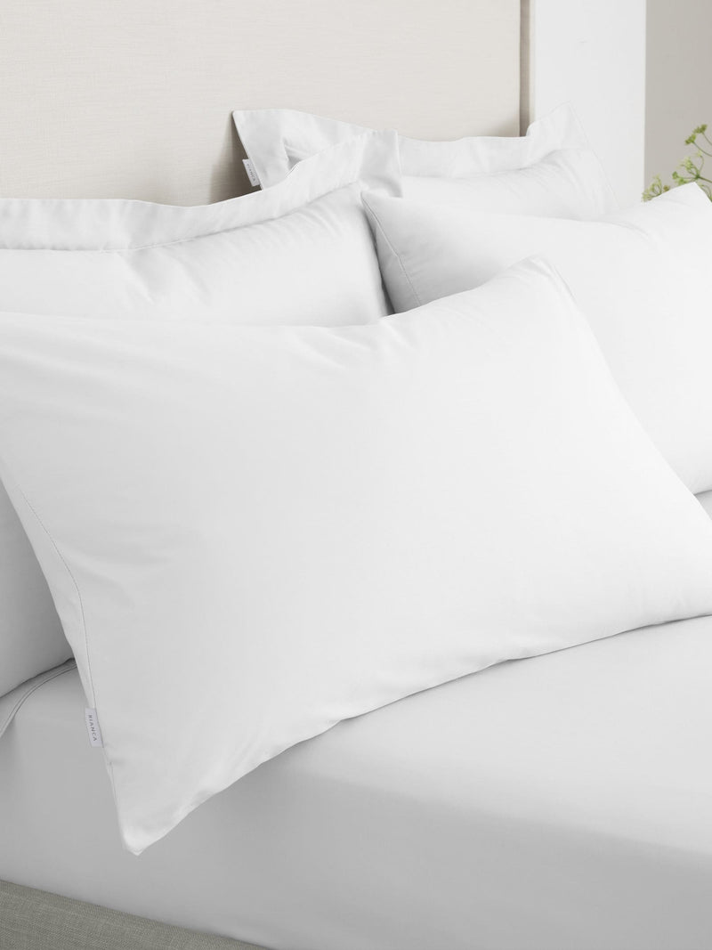 Bianca Blue 200 Thread Count 100% Cotton Pillowcase Pair